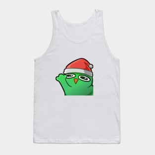 Waving Christmas Froggie Tank Top